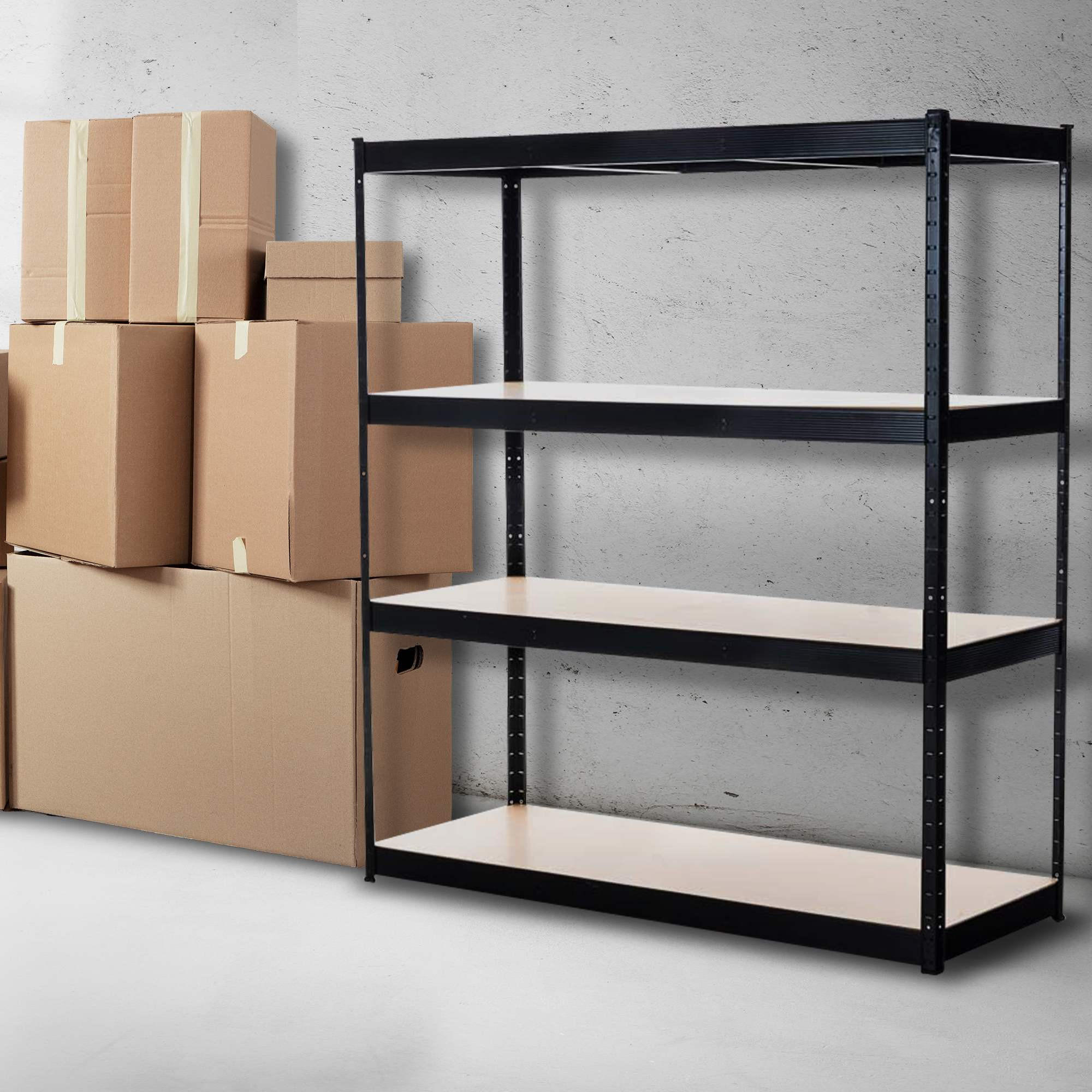 LAGERREGAL 160/60 cm Metall Schwarz - Schwarz, Metall (160/180/60cm) - CLP