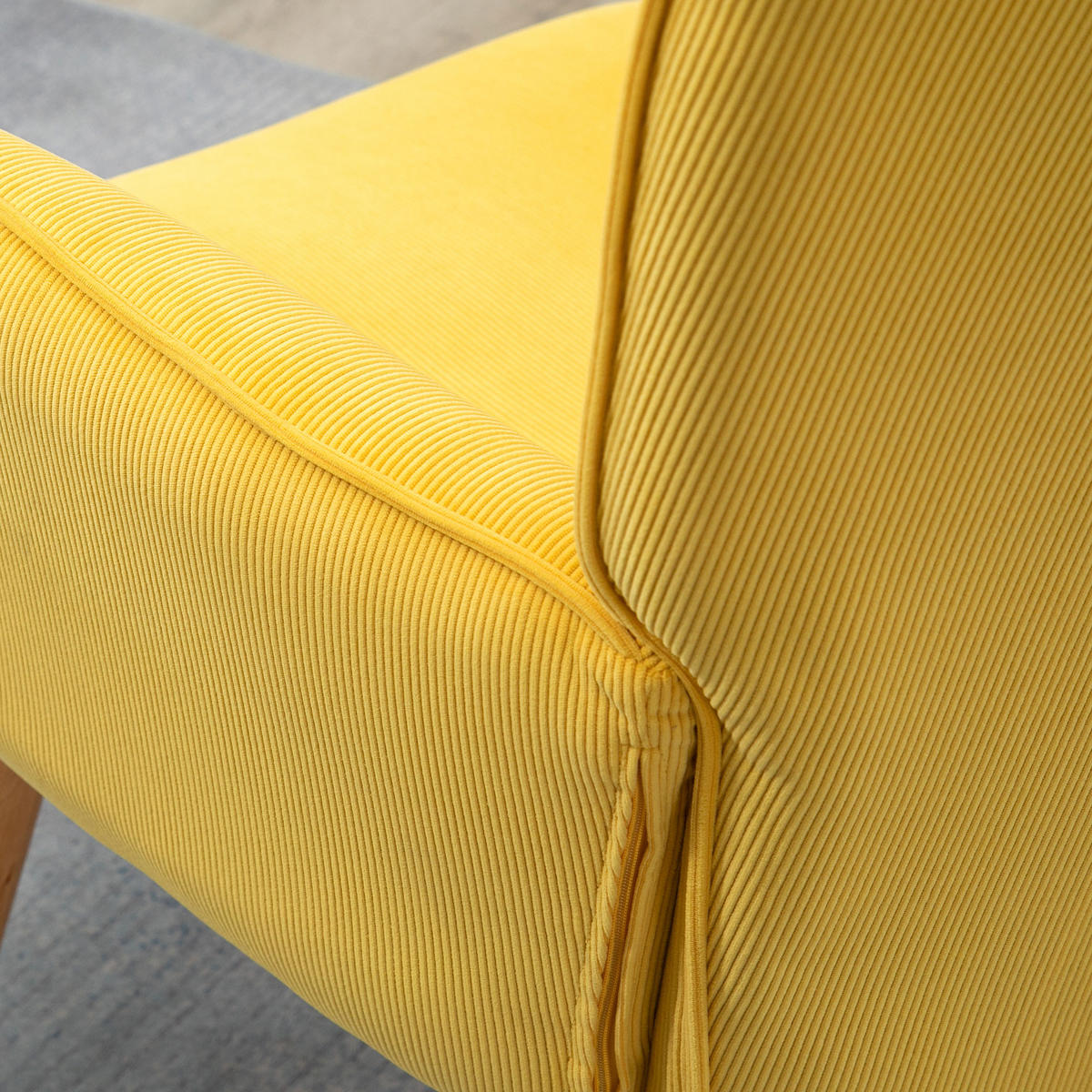 SESSEL Gelb 72.0/80.0/101.0cm - Gelb, Textil (80/101/72cm)