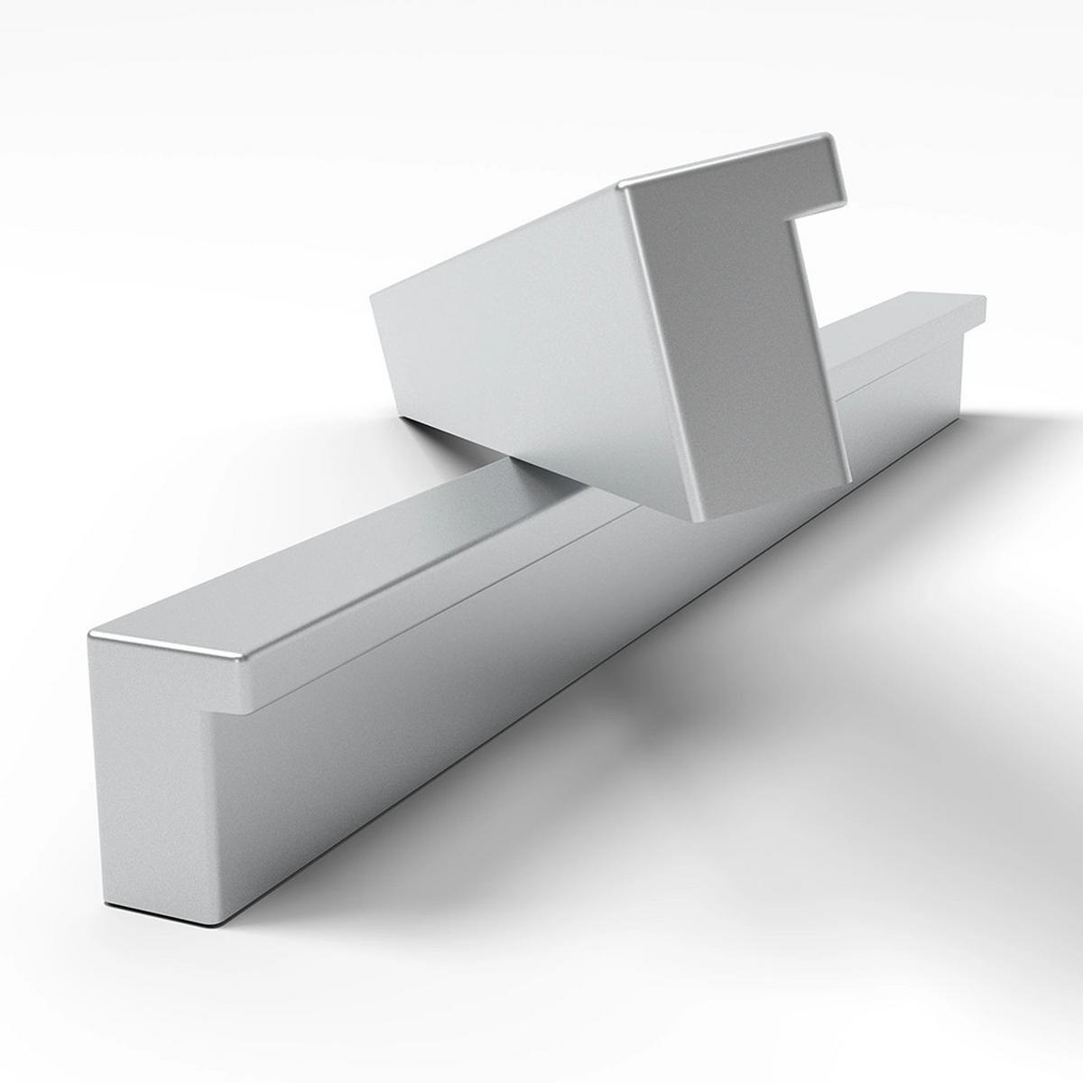 SCHWEBETÜRENSCHRANK TOKYO M 100/201/58 cm 2-türig Schwarz/Schwarz + Spiegel - Schwarz/Alufarben, Holzwerkstoff/Kunststoff (100/201/58cm) - imoebel24