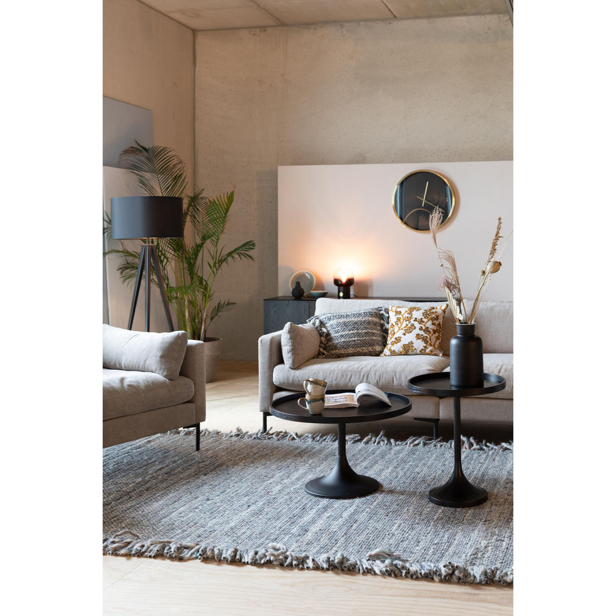 SOFA 3-SITZER Summer Latte/ Beige - Creme, Textil (230/82/101cm) - Zuiver