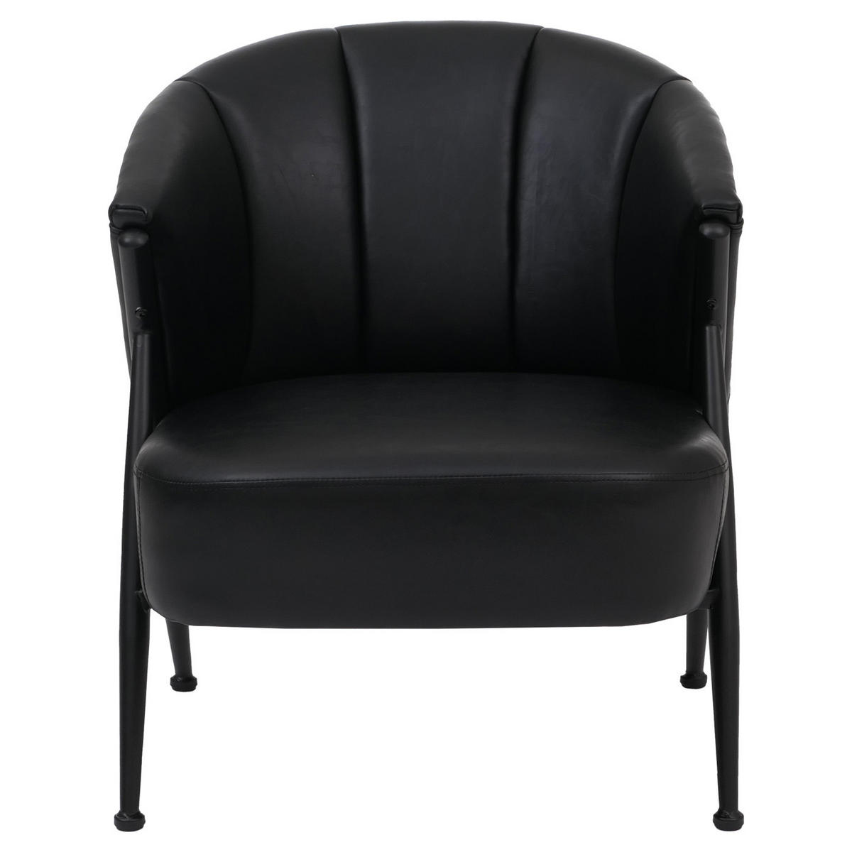 KRESLO Čierne - čierna, plast (65/74/72cm) - MCW