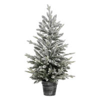 WEIHNACHTSBAUM im Topf 100 cm - Grün, Kunststoff (50/100cm) - Fééric Lights and Christmas