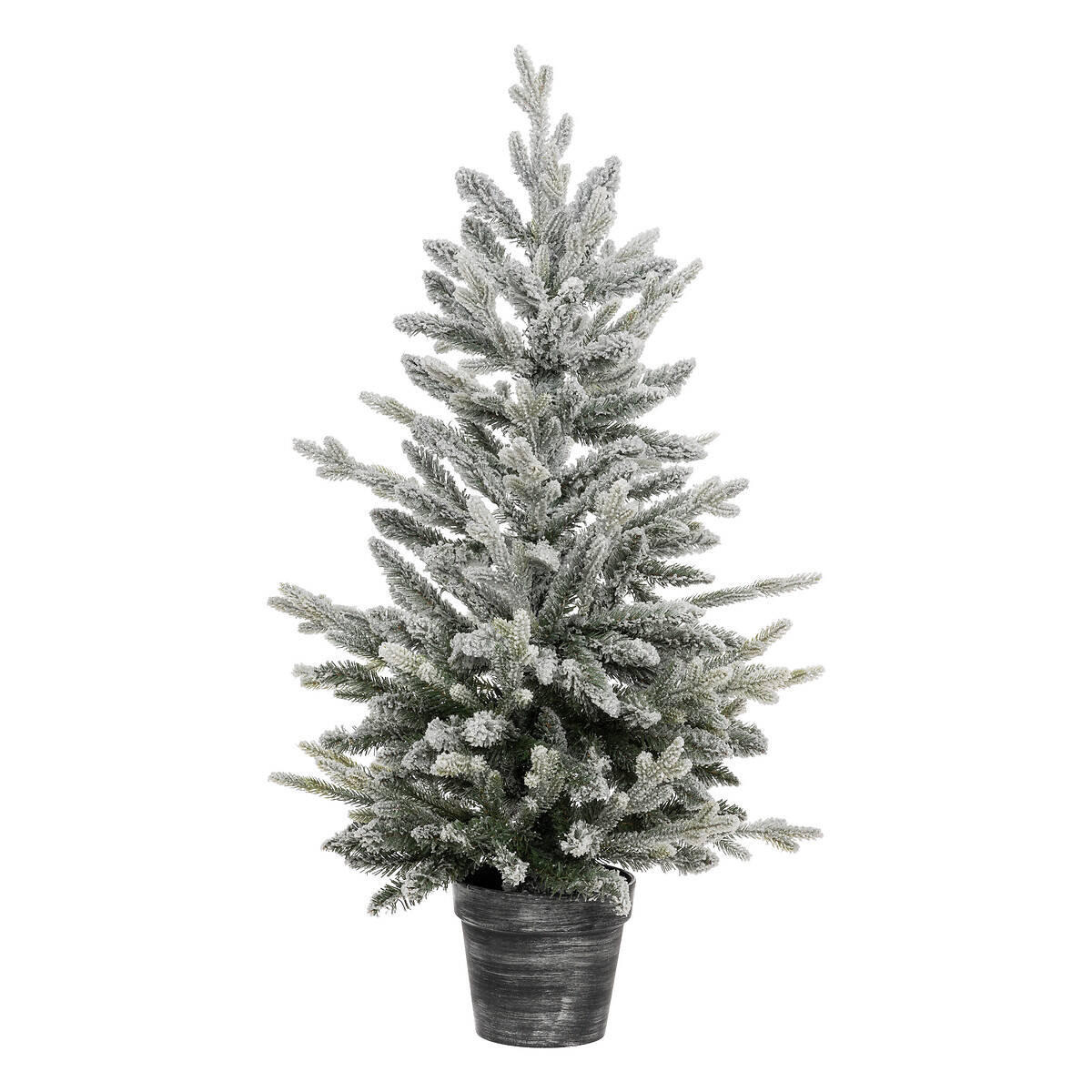 WEIHNACHTSBAUM im Topf 100 cm - Grün, Kunststoff (50/100cm) - Fééric Lights and Christmas