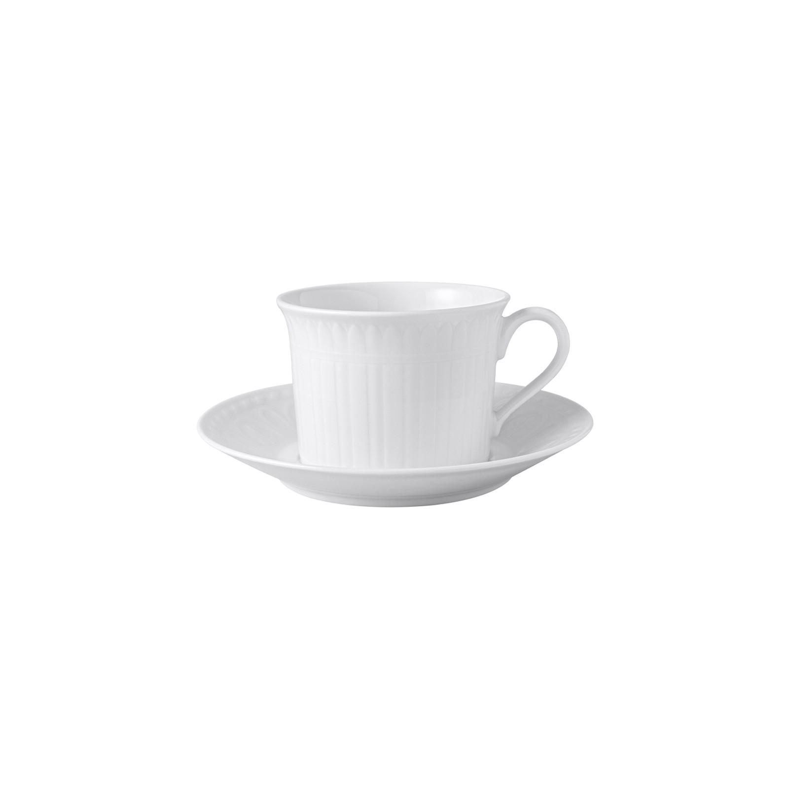 ESPRESSOTASSE MIT UNTERTASSE Cellini weiß 100 ml - Weiß, Keramik (1/1/1cm) - Villeroy & Boch