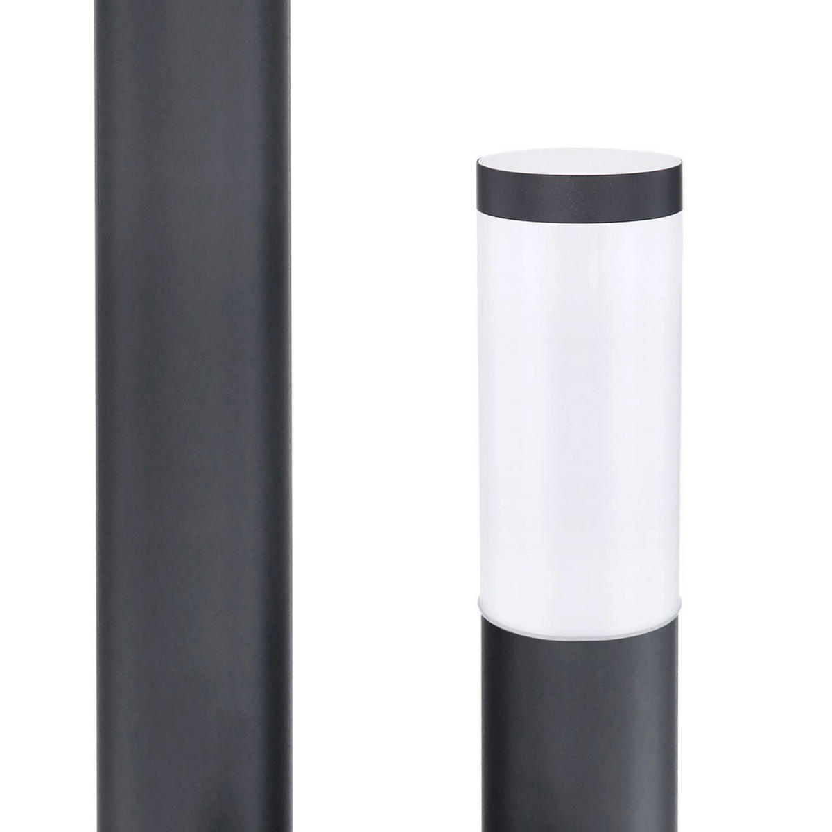 LED AUSSENLEUCHTE BOSTON Edelstahl Anthrazit - Anthrazit, Metall (28/28/170cm)