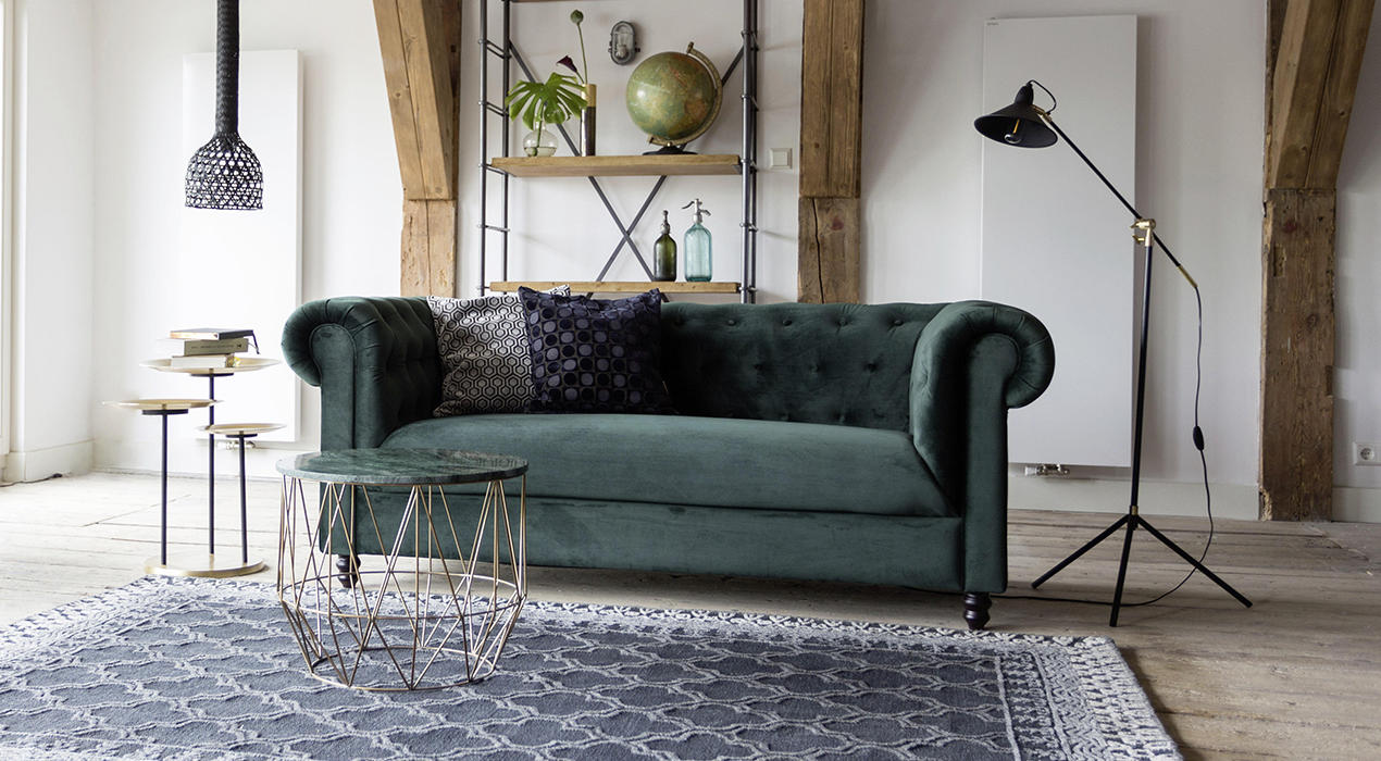 Dutchbone Wohnzimmer Chesterfield Sofa