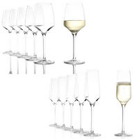 WEISSWEINKELCH Experience /Champagnerkelch Set 12 tlg - Transparent, Glas (0.45L) - Stölzle