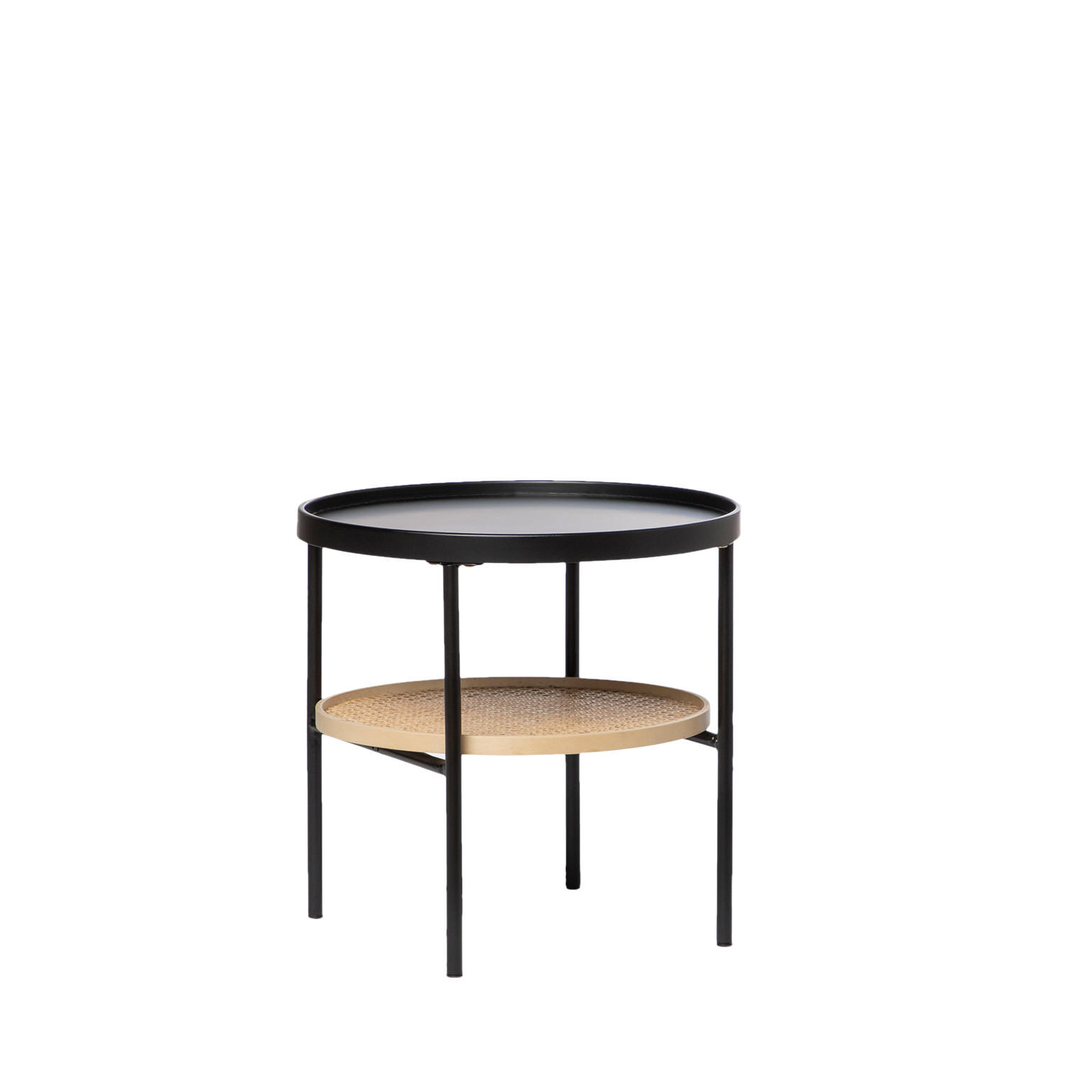 Klast Home Beistelltisch Schwarz 45x46x45 cm