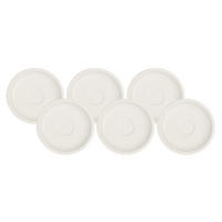 MOKKA-/ESPRESSOUNTERTASSEN Artesano Original weiß ø 12 cm 6er Set - Weiß, Keramik (12cm) - Villeroy & Boch