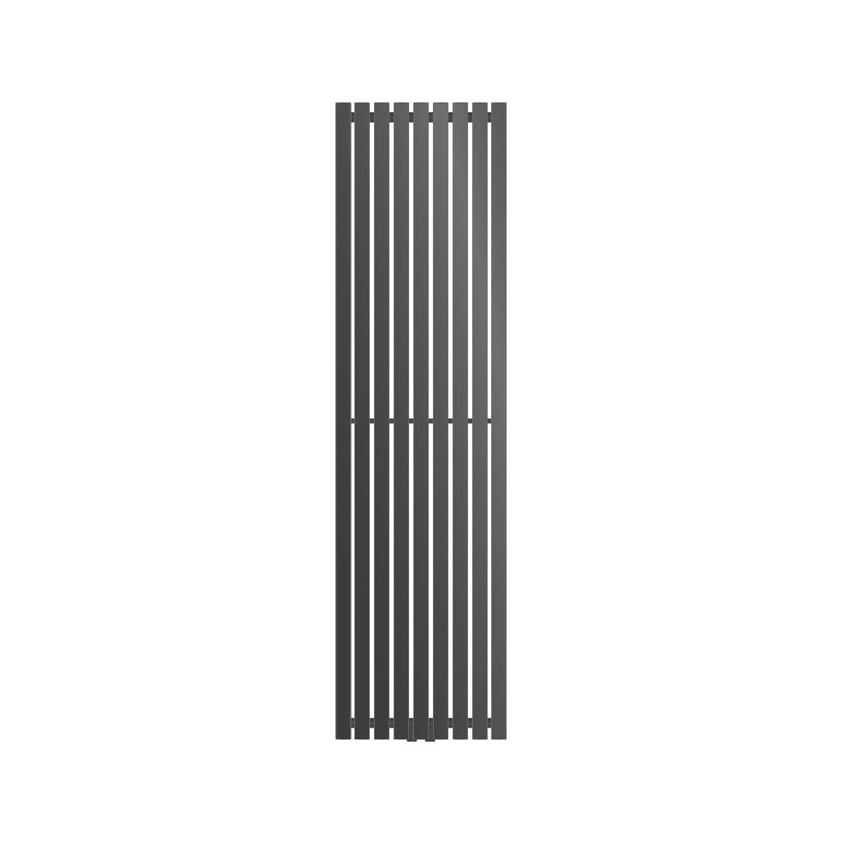 BADHEIZKÖRPER Stella 480x1800 mm Anthrazit mit Mittelanschluss - Anthrazit, Metall (48/180/5cm) - LuxeBath