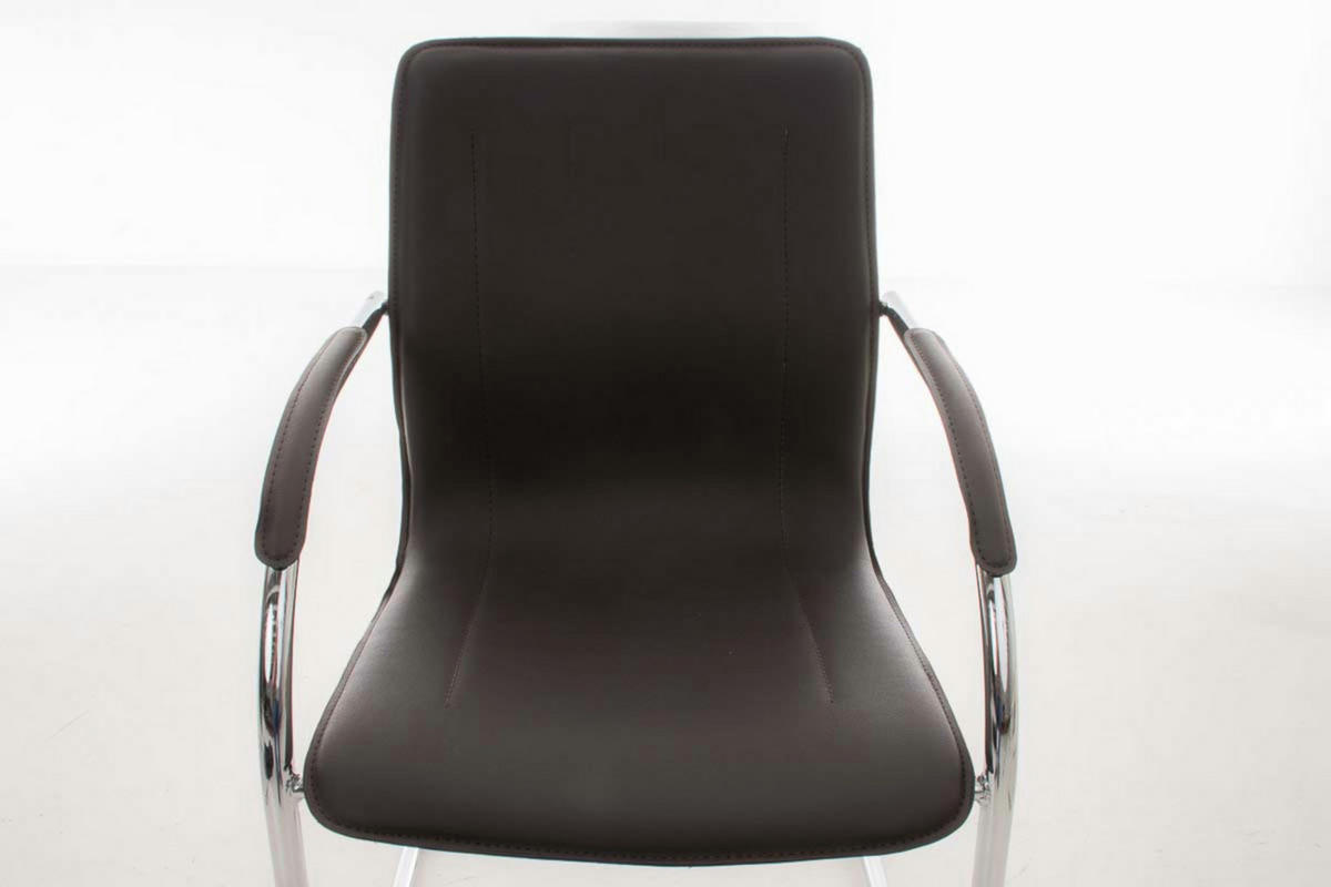 SCHWINGSTUHL Lederlook braun - Braun, Textil/Metall (56/94/52cm) - CLP