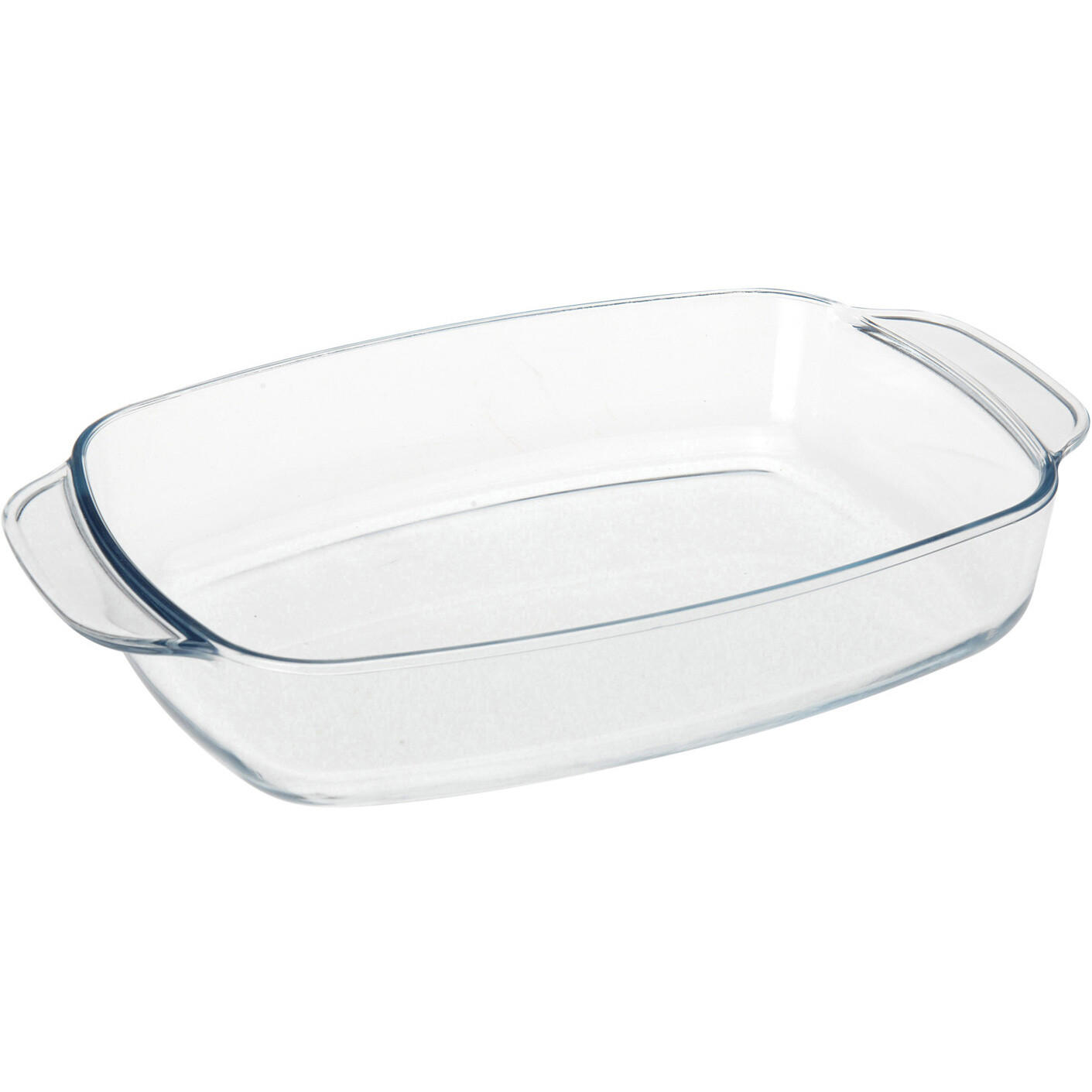 AUFLAUFFORM Glas hitzebeständig 2,3 L - Transparent, Glas (34cm)