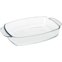 AUFLAUFFORM Glas hitzebeständig 2,3 L - Transparent, Glas (34cm)