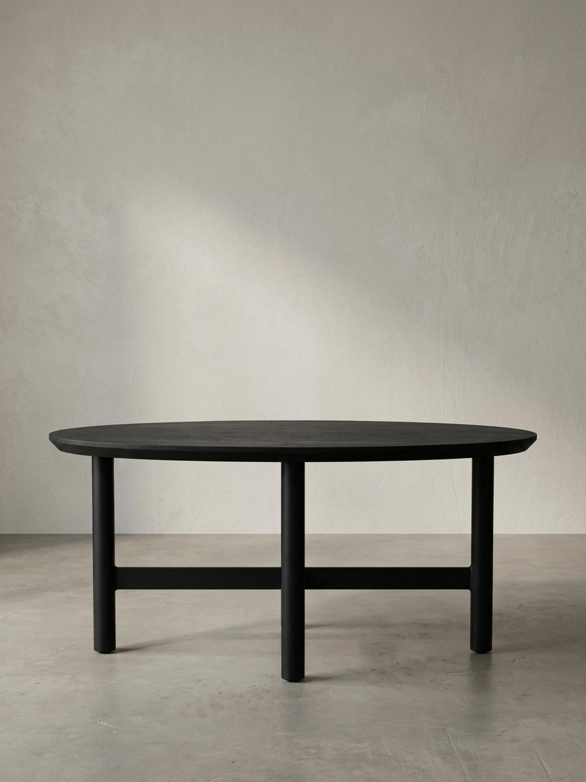 COUCHTISCH Mango Massivholz in Schwarz, Nierenform, 86x50x37 cm - Schwarz, Holz/Metall (50/86/37cm) - KADIMA DESIGN