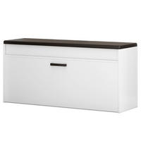 SCHUHSCHRANK, weiß 100/35/49 cm - Weiß, Holzwerkstoff (100/49/35cm)