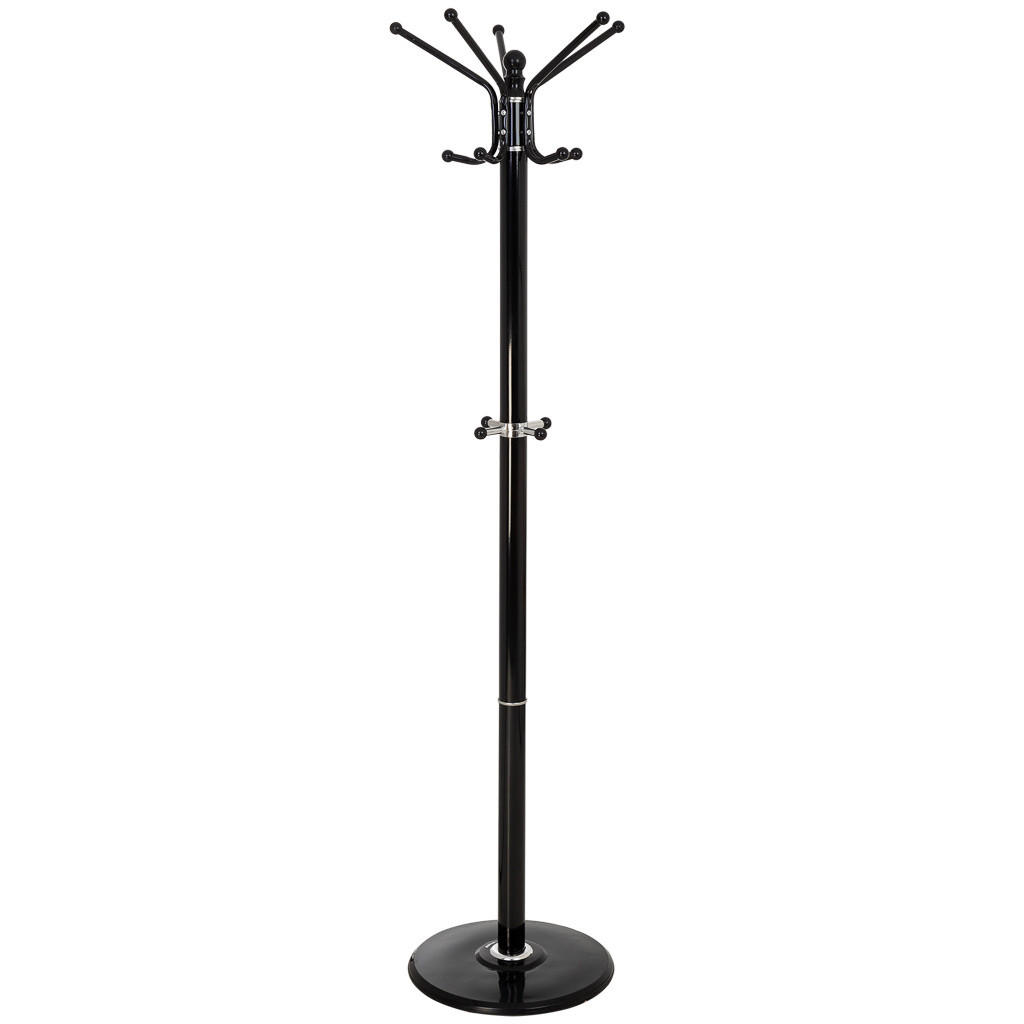 GARDEROBE aus metall - Schwarz, Metall (36/174/36cm) - Wanderlust