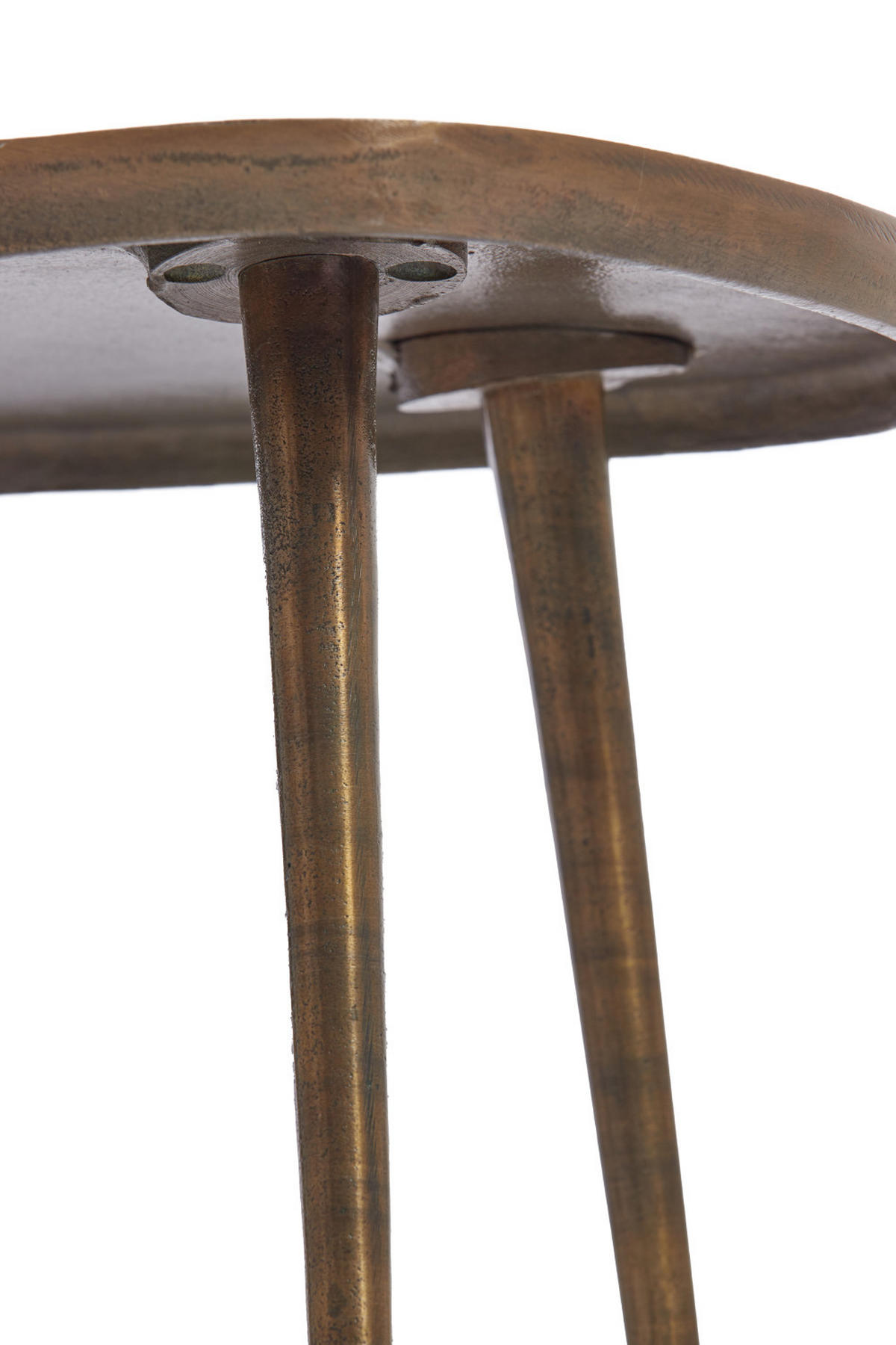 BEISTELLTISCH Puno Bronze 48/32/37 cm - Bronzefarben, Metall (48/32/37cm) - Light & Living