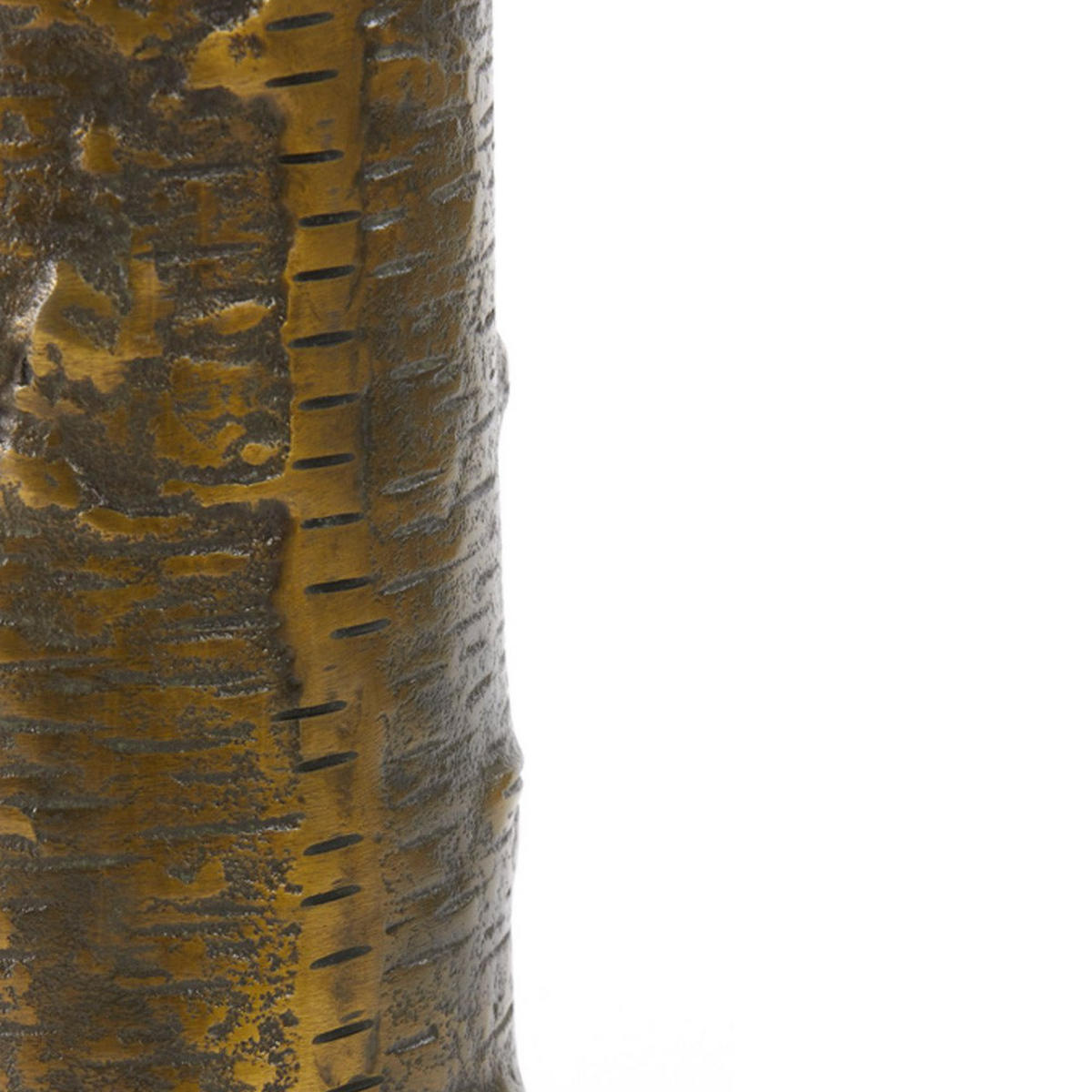 METALLVASE SERERO Ø10x40 cm, Metall, Antik Bronze - Bronzefarben, Metall (40cm) - Light & Living