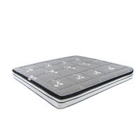 HYBRIDMATRATZE aus Naturlatex mit unabhängigen Taschenfedern 180/200/24 cm - Weiß/Grau, Textil (180/200cm) - ANGEL CERDA