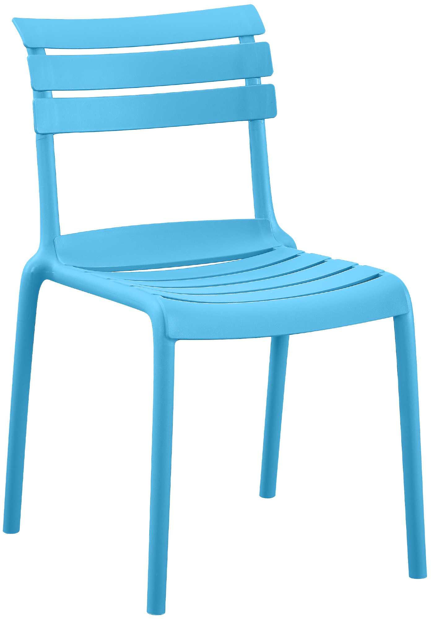GARTENSTUHL Oskar 49x59x82cm Kunststoff Blau Stapelstuhl - Blau, Kunststoff (49/82/59cm) - DELUKE