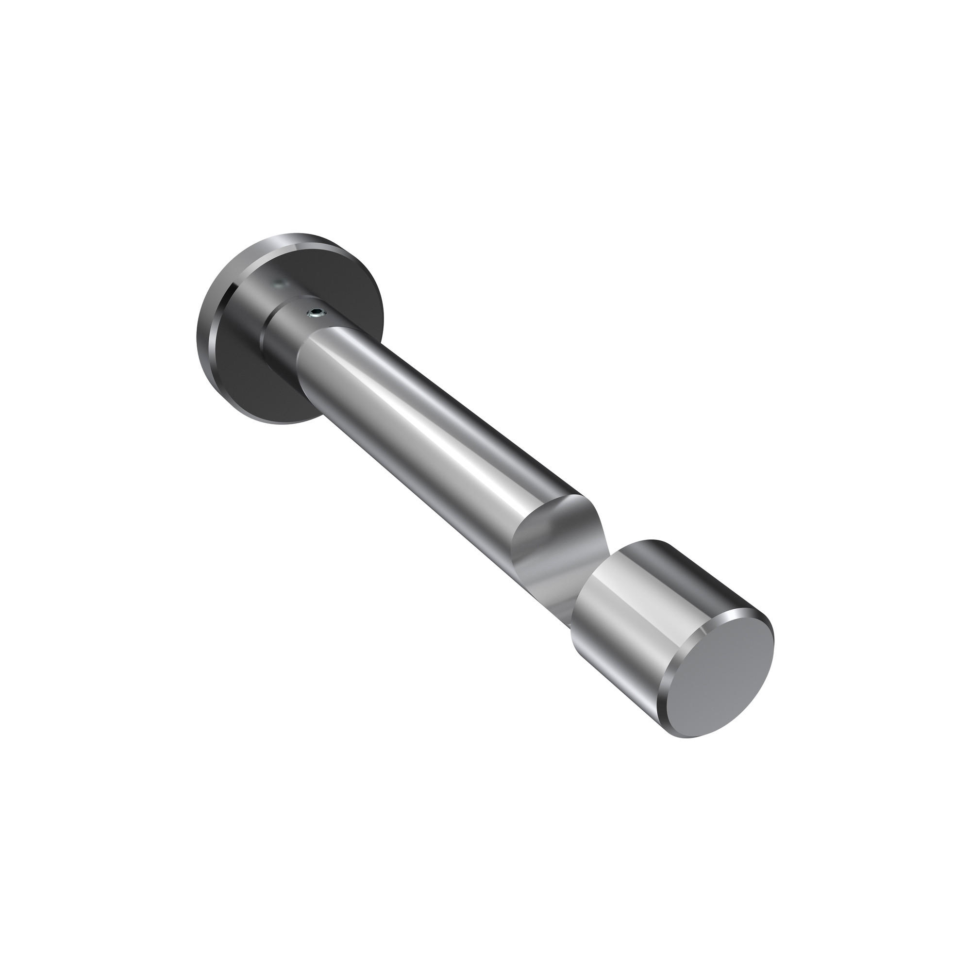 TRÄGER FÜR GARDINENSTANGEN 20 mm Ø, Prestige 1-läufig, Chrom - Chromfarben, Metall (13.7/4/4cm) - INTERDECO