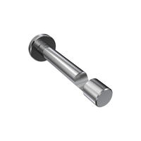 TRÄGER FÜR GARDINENSTANGEN 20 mm Ø, Prestige 1-läufig, Chrom - Chromfarben, Metall (13.7/4/4cm) - INTERDECO