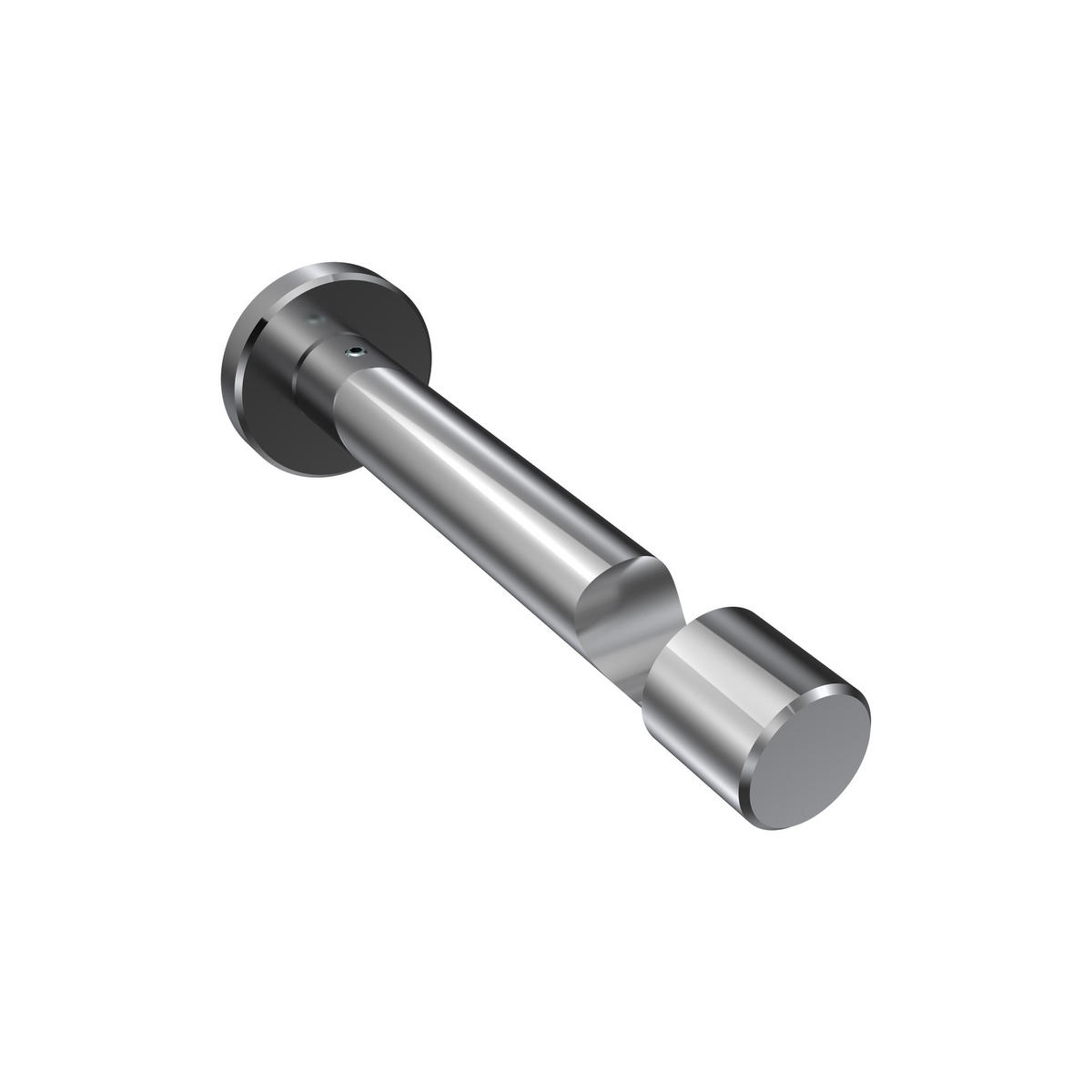 TRÄGER FÜR GARDINENSTANGEN 20 mm Ø, Prestige 1-läufig, Chrom - Chromfarben, Metall (13.7/4/4cm) - INTERDECO