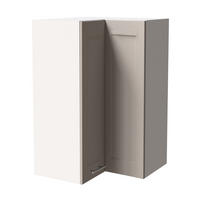 ECKHÄNGESCHRANK Oslo W14/60 Weiß / Kaschmir Matt 60 / 60 / 96cm - Kaschmir/Weiß, Holz/Holzwerkstoff (60/96/60cm) - Feldmann-Wohnen