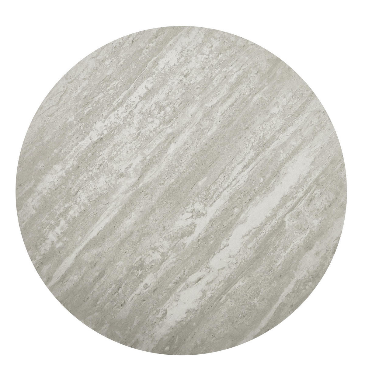 COUCHTISCH rund Grau 60/60/40 cm - Grau, Holzwerkstoff (60/60/40cm) - Furnhouse