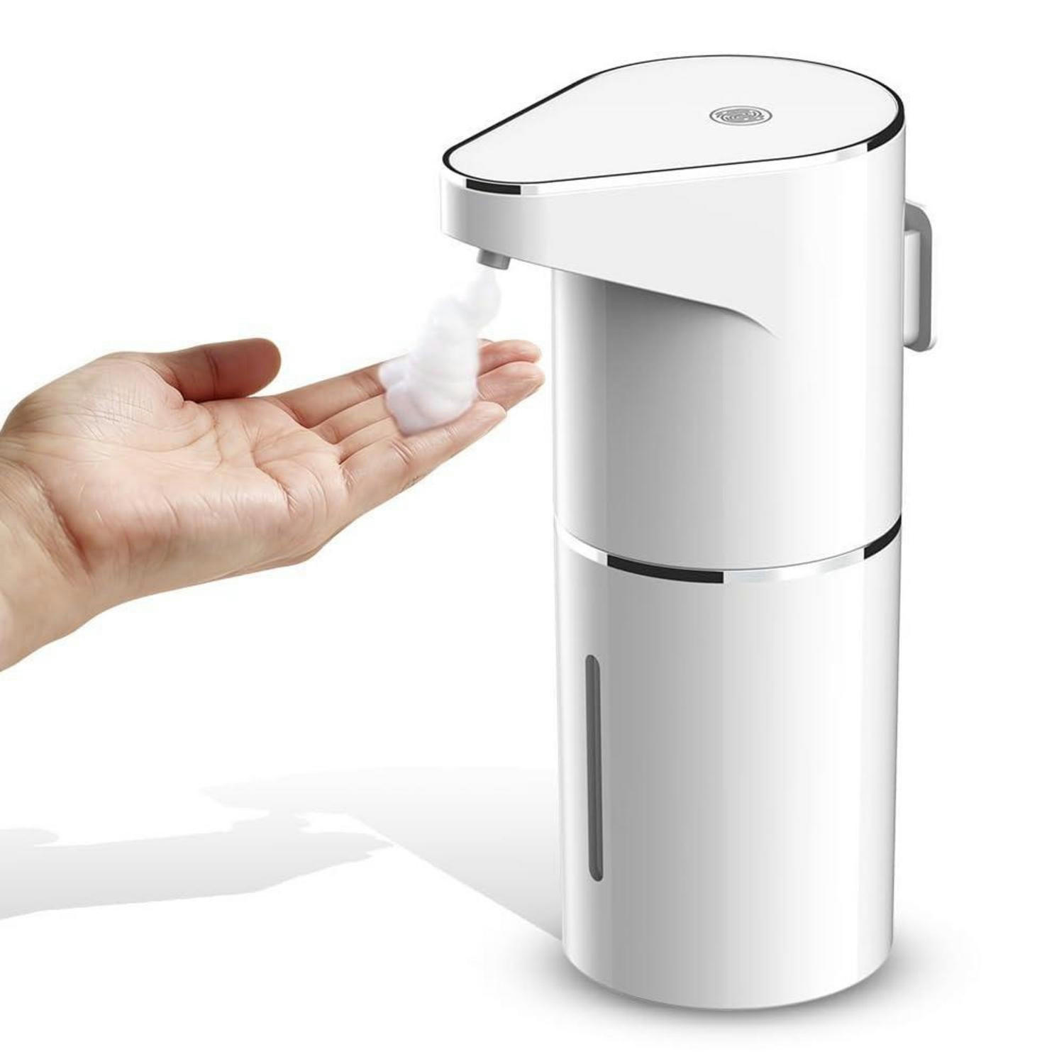 SEIFENSPENDER Automatisch Weiß USB Wiederaufladbar 350ml - Weiß, Kunststoff (11.6/7.5/19.6cm)