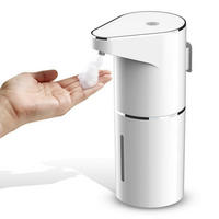 SEIFENSPENDER Automatisch Weiß USB Wiederaufladbar 350ml - Weiß, Kunststoff (11.6/7.5/19.6cm)