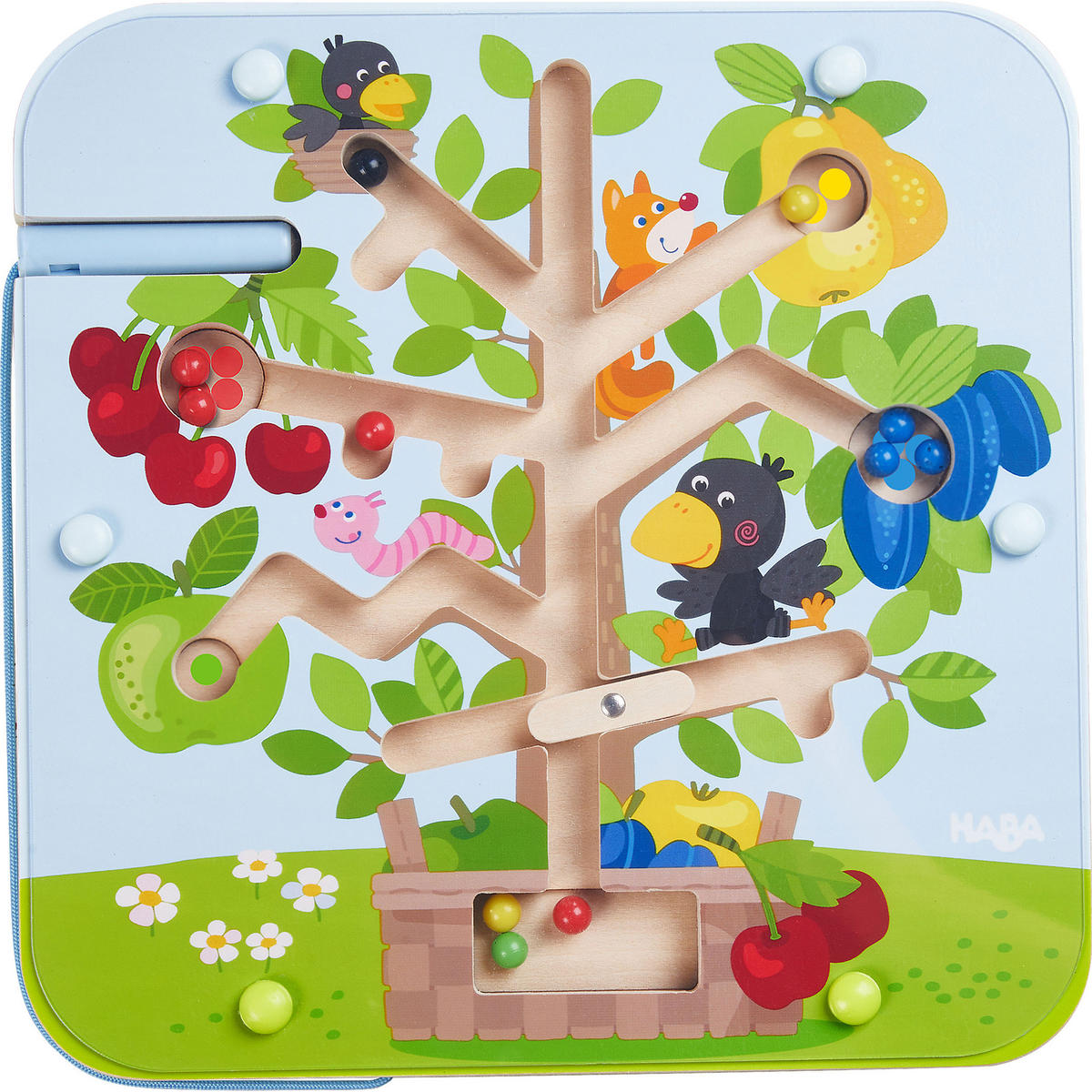 MAGNETSPIEL Obstgarten, ab 2 Jahren - Multicolor, Naturmaterialien (26.8/30.6cm)