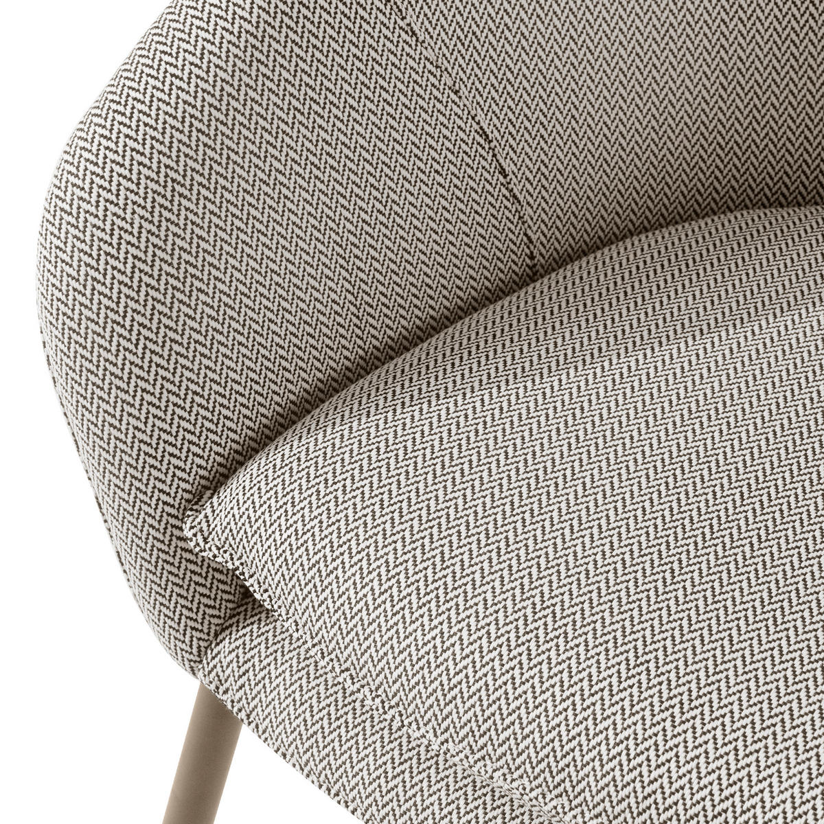 GARTENSESSEL SOLIS Loungesessel, - Braun, Textil/Metall (69/76/66cm) - KONSIMO®