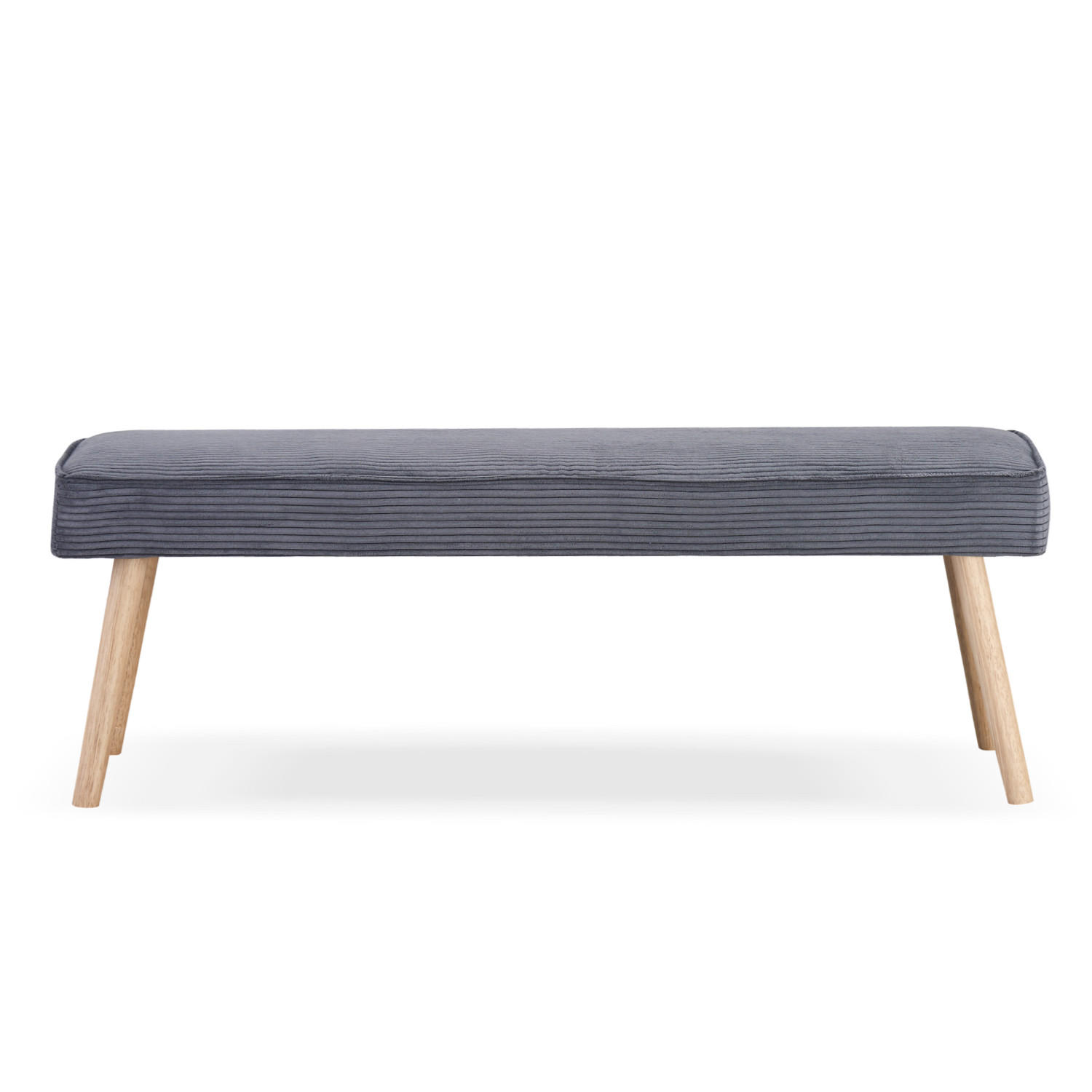 SITZBANK EMIL 120/42/50 cm Anthrazit - Anthrazit, Holz/Textil (120/50/42cm) - B&D Home