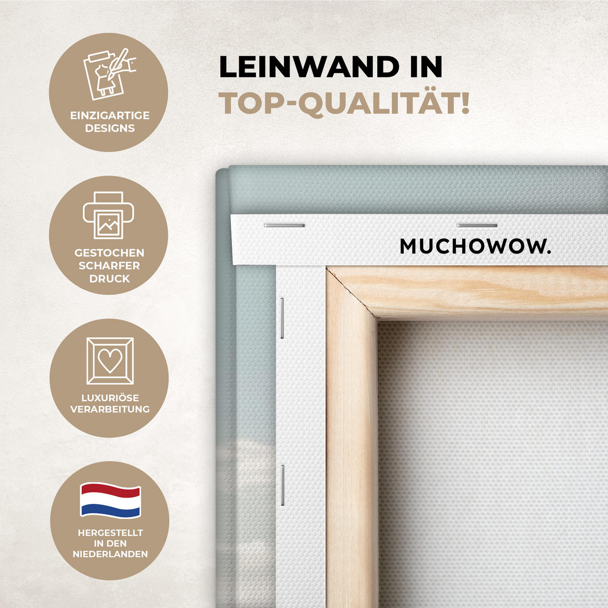 LEINWANDBILD Auto - Rot - Geschenke - Winter - Schnee - Weihnachten Wanddeko Schlafzimmer 60x90 cm - Rot, Textil (60/90cm) - MuchoWow