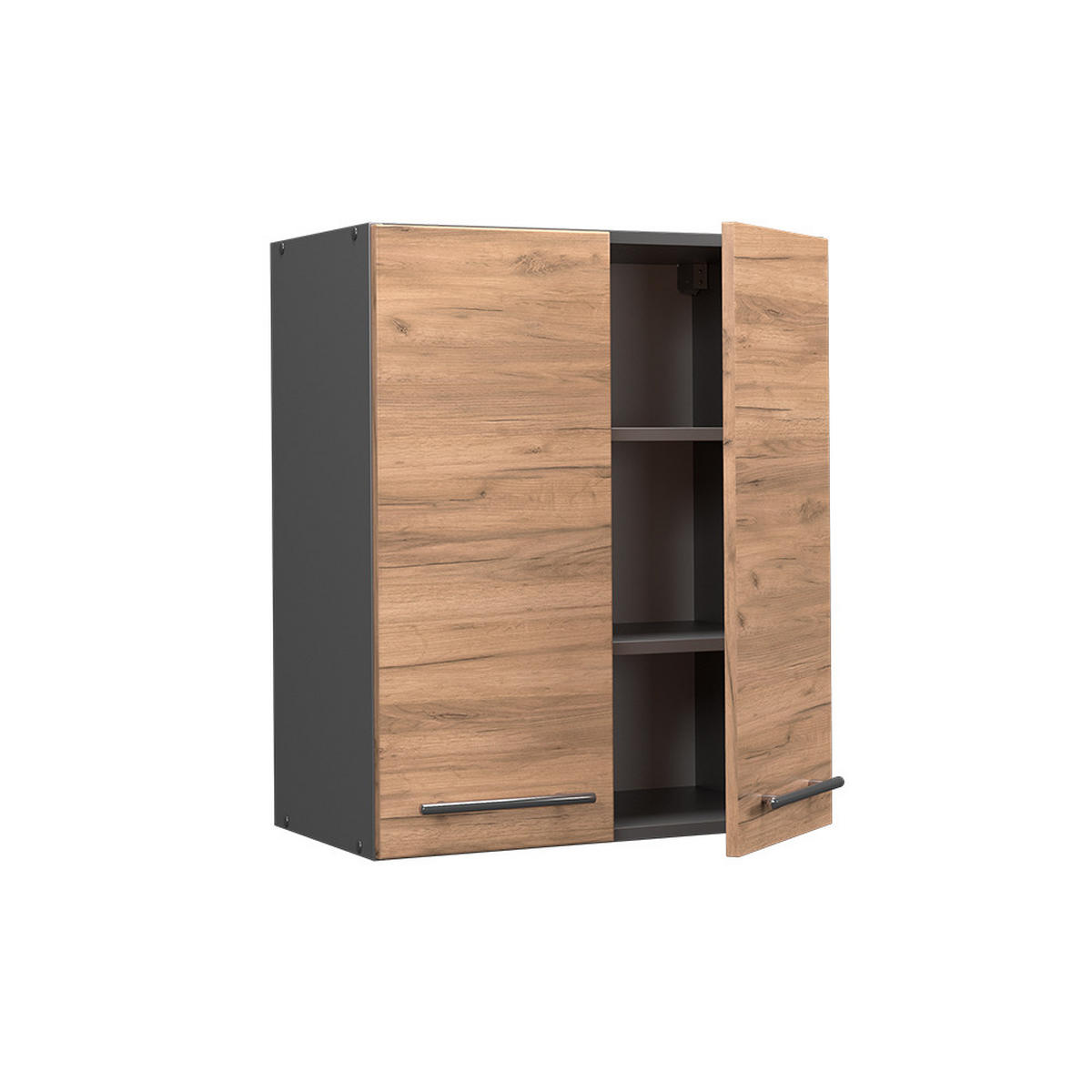 HÄNGESCHRANK Fame-Line Goldkraft Eiche 60 cm - Anthrazit/Eiche Wotan, Holzwerkstoff (60/72/34.1cm) - Vicco