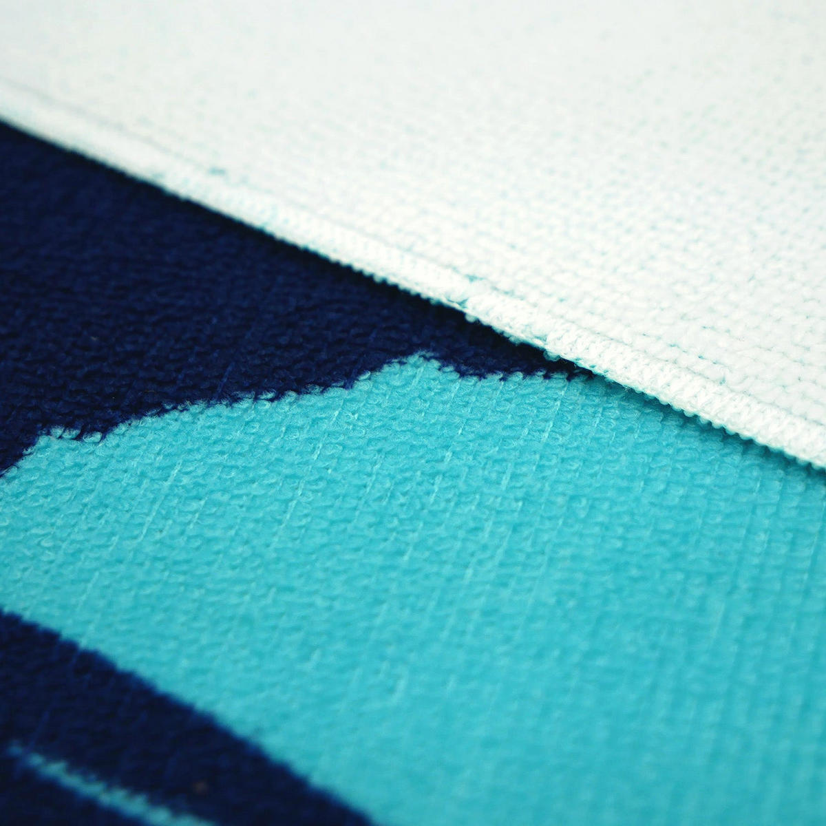 STRANDTUCH Mikrofaser Blau 90x170 250g/m² - Olzo - Blau, Textil (170/90cm) - LE COMPTOIR DE LA PLAGE