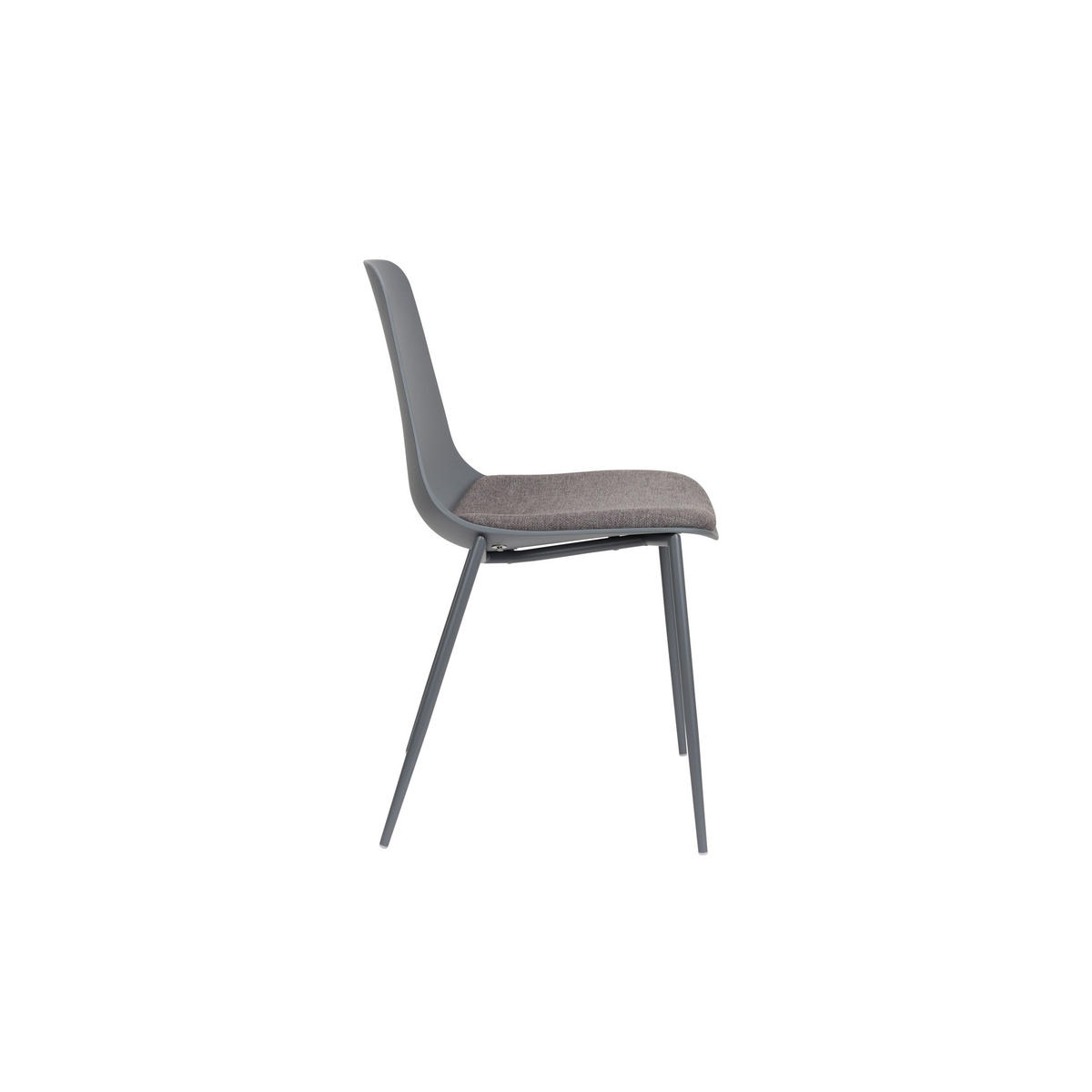 ESSZIMMERSTUHL Jeffrey Grau - 4 er Set - Grau, Kunststoff (49/88/48.5cm) - Housecraft Living