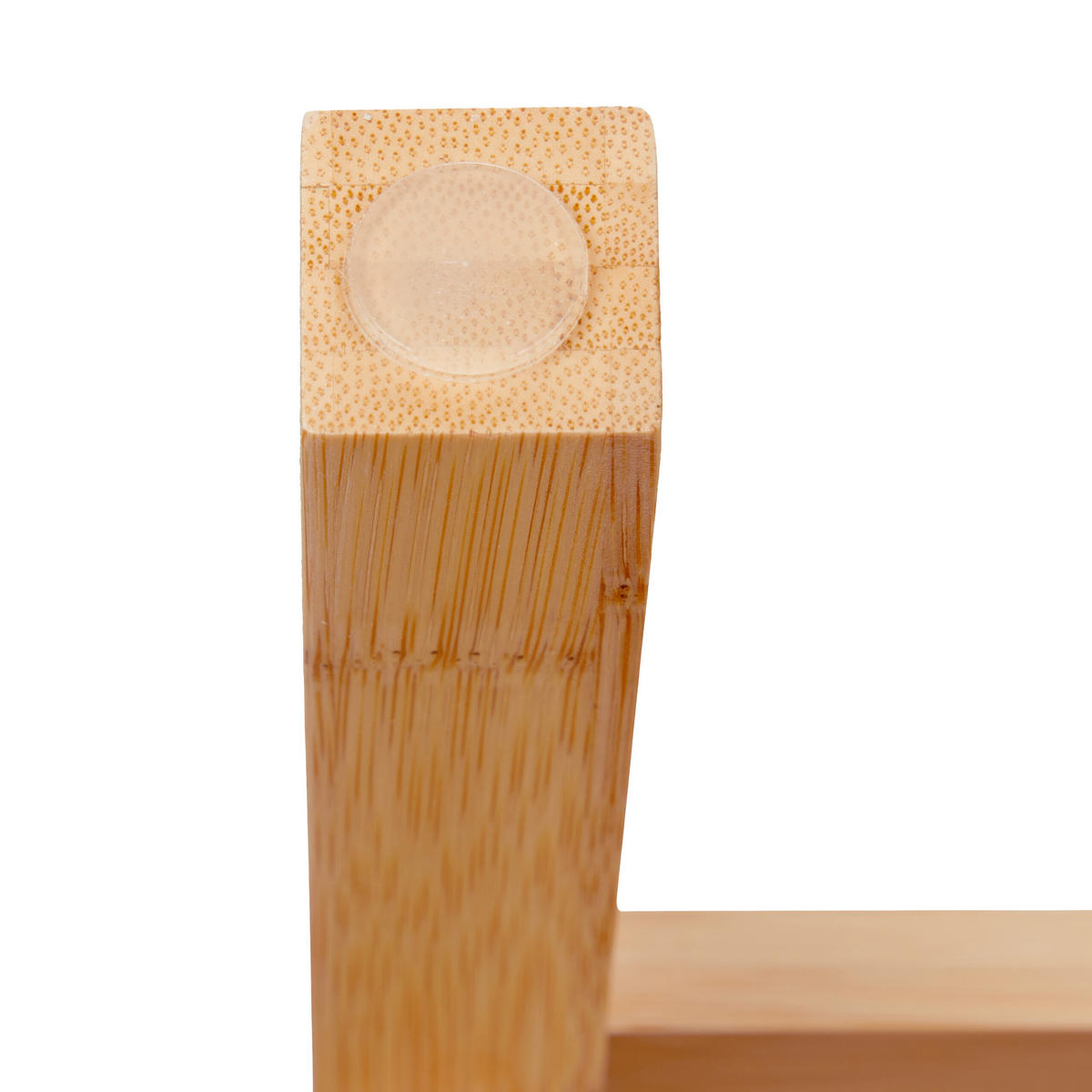 TRITTHOCKER - Hellbraun, Holz (40/40/40.5cm) - Relaxdays