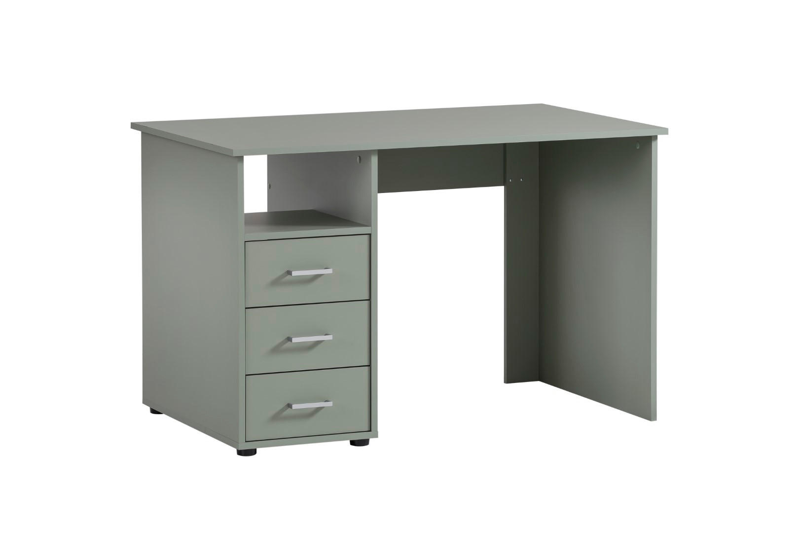 SCHREIBTISCH Fox Small 74x116x70 cm 3 Schubladen Pistazie - Grün, Holz (70/116/74cm) - PROREGAL