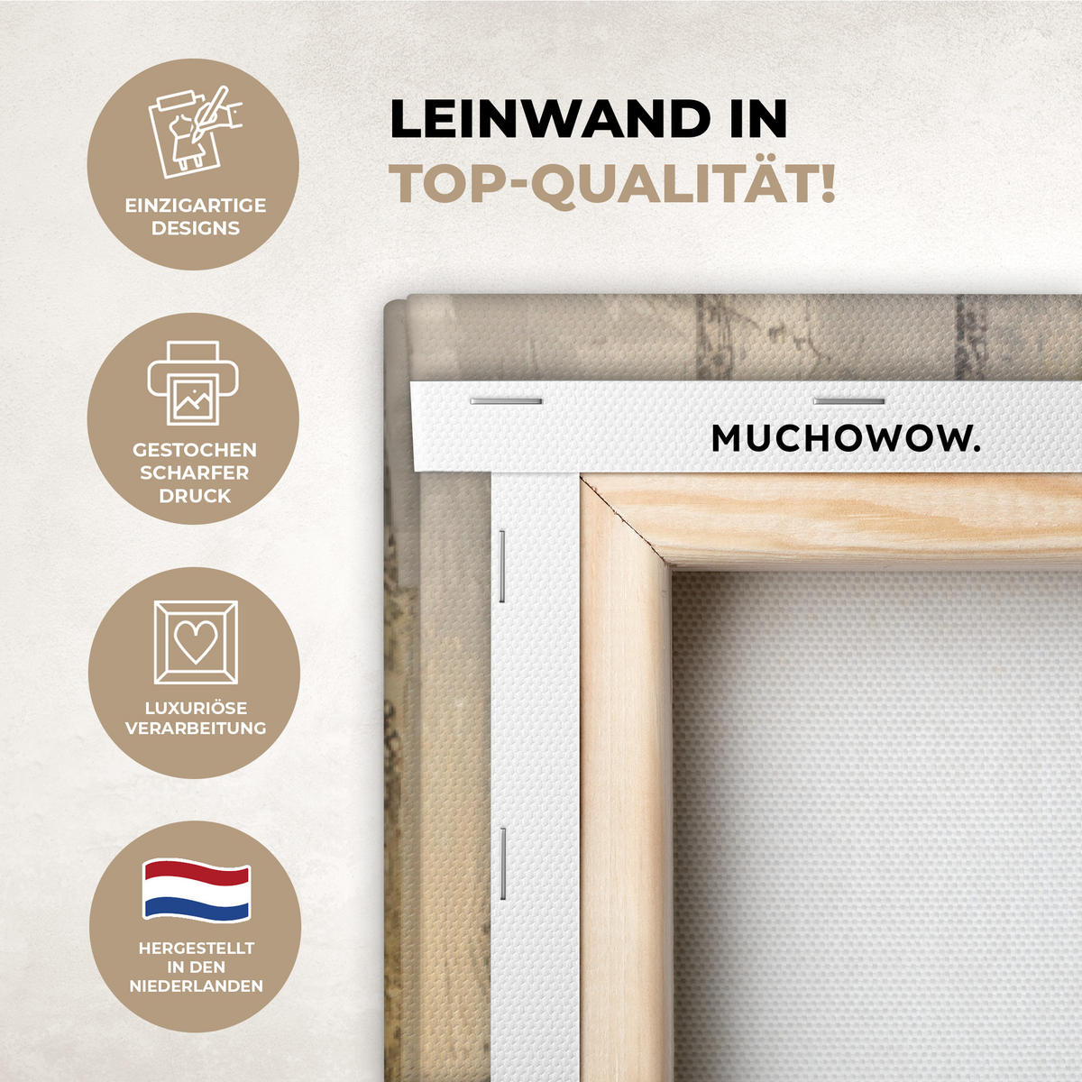 LEINWANDBILD Winter - Abstrakt - Schnee - Natur - Sonne 80x120 cm - Grau, Textil (80/120cm) - MuchoWow