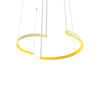 LED-HÄNGELEUCHTE - Gelb, Metall (3.1/62/120cm) - Lumicom