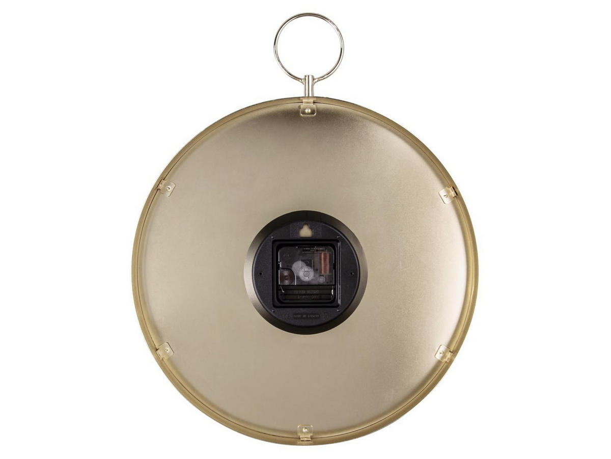WANDUHR 34/43 cm - Weiß, Metall (34/43/1cm) - ONZENO