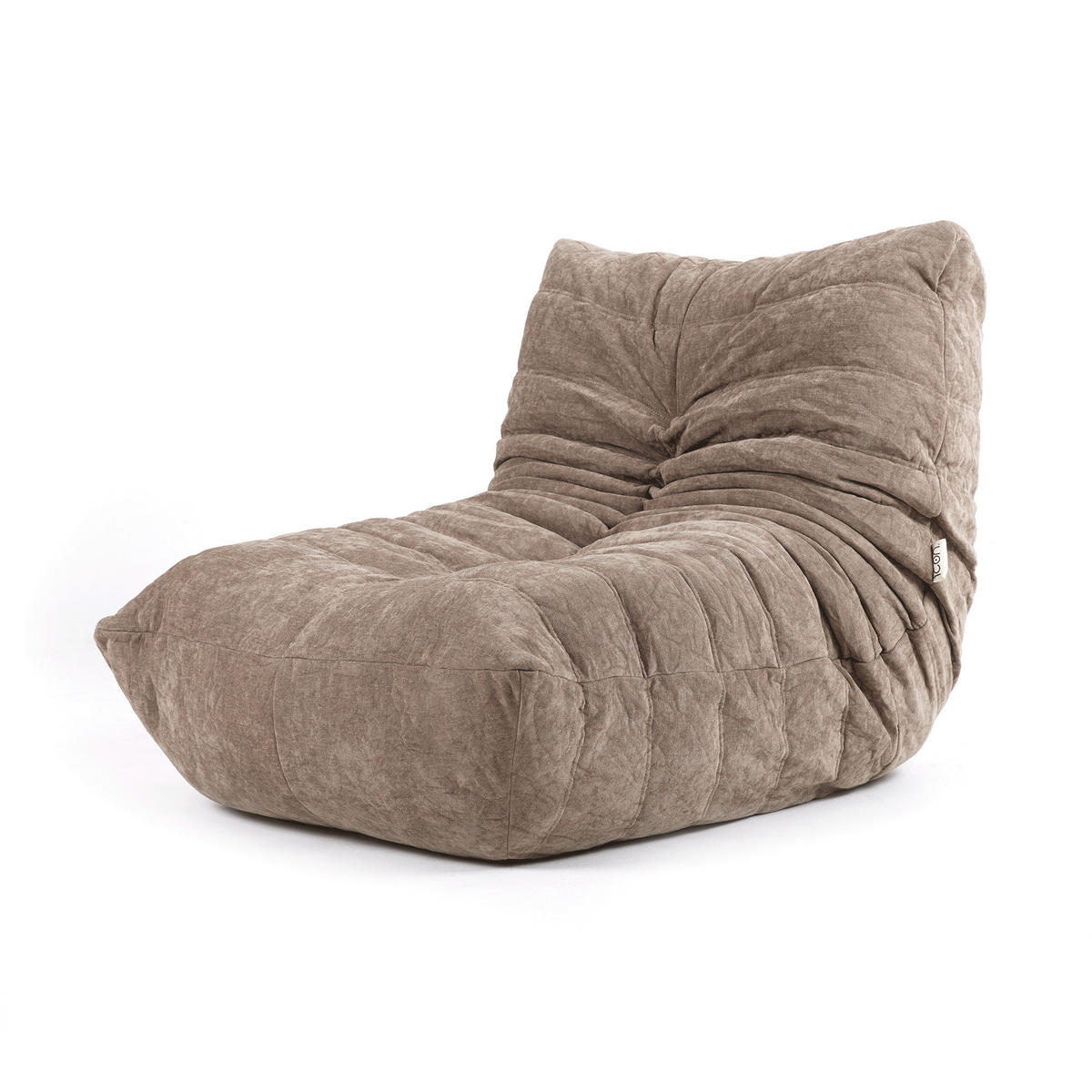 LIEGE-SESSEL Enzo - Beige, Textil (78/32/102cm)