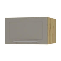 KLAPPHÄNGESCHRANK Kvantum W6B/60 Beige Matt / Eiche Artisan Matt 60 / 59 / 36cm - Beige/Eiche Artisan, Holz/Holzwerkstoff (60/36/59cm) - Feldmann-Wohnen