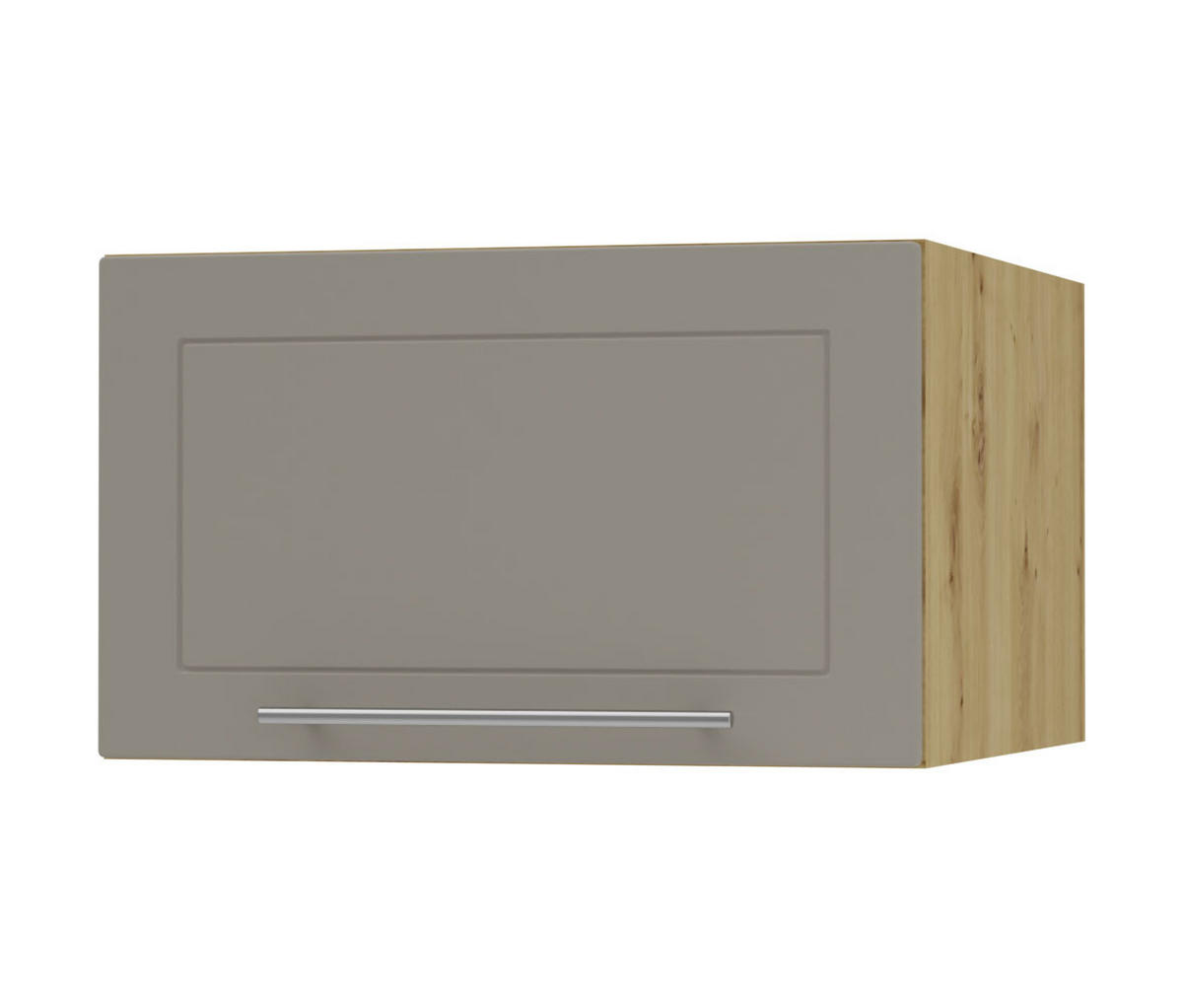 KLAPPHÄNGESCHRANK Kvantum W6B/60 Beige Matt / Eiche Artisan Matt 60 / 59 / 36cm - Beige/Eiche Artisan, Holz/Holzwerkstoff (60/36/59cm) - Feldmann-Wohnen