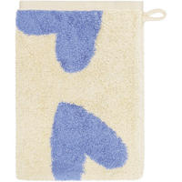 WASCHLAPPEN HEART BEATS HEARTS 6275 CAPRI - 31 - Blau, Textil (16/22cm) - Cawoe