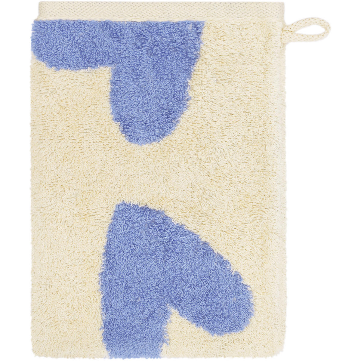 WASCHLAPPEN HEART BEATS HEARTS 6275 CAPRI - 31 - Blau, Textil (16/22cm) - Cawoe