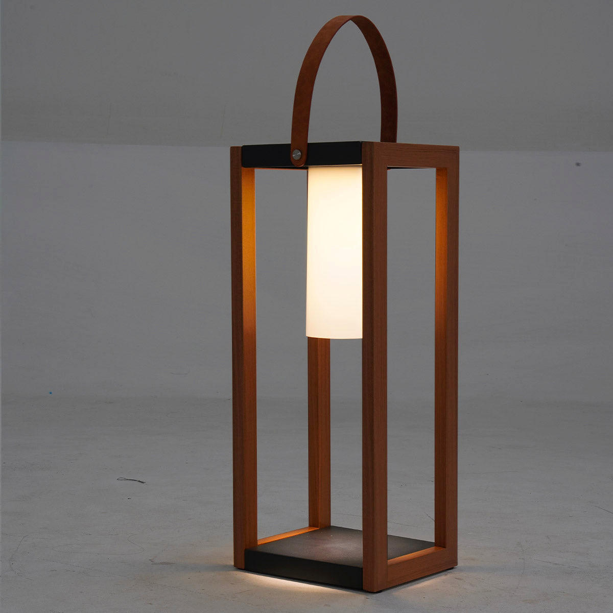 SOLARLATERNE SERAPHINA hellbraun - Hellbraun, Metall (20/20/58cm) - Lumisky