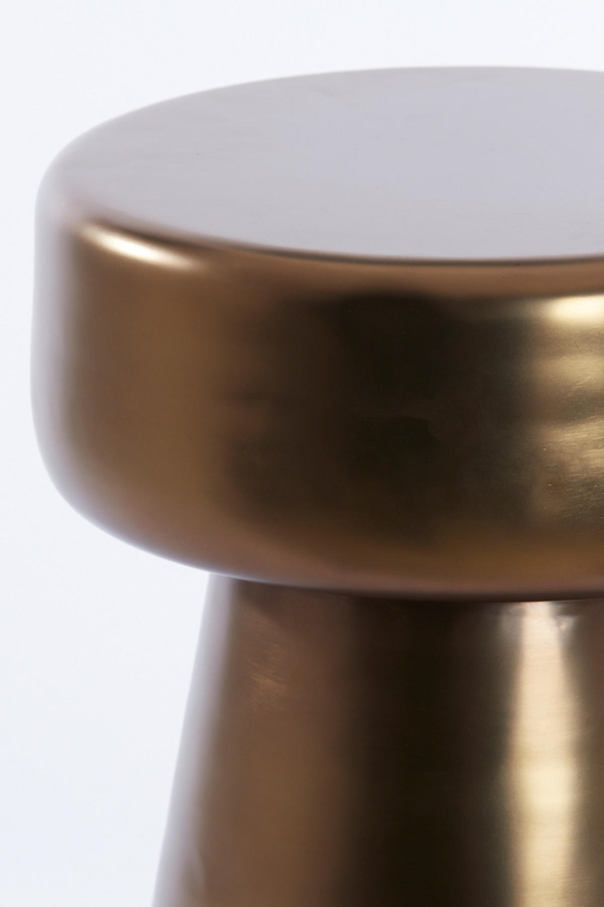 BEISTELLTISCH Dakwa Braun Ø29/47 cm - Braun, Metall (29/29/47cm) - Light & Living